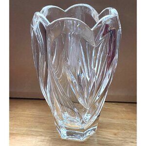 NWOB Waterford Marquis Sweet Memories Lead Clear Crystal Flower Vase 6.5" H